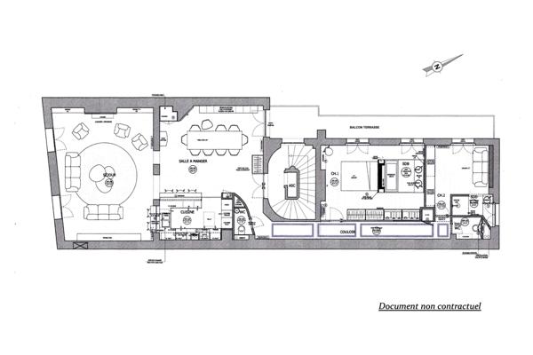 Appartement avec balcon-terrasse Cité Yves Klein