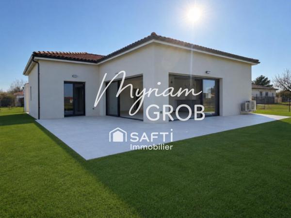 Maison contemporaine T4 neuve de 135 m² – Belles Prestations – Frais de notaire réduits –