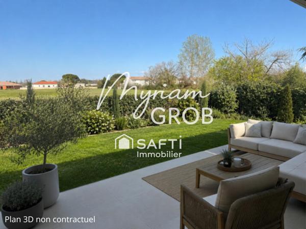 Maison contemporaine T4 neuve de 135 m² – Belles Prestations – Frais de notaire réduits –