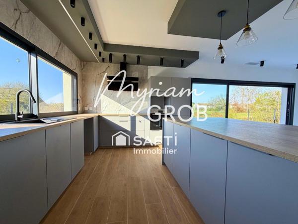 Maison contemporaine T4 neuve de 135 m² – Belles Prestations – Frais de notaire réduits –