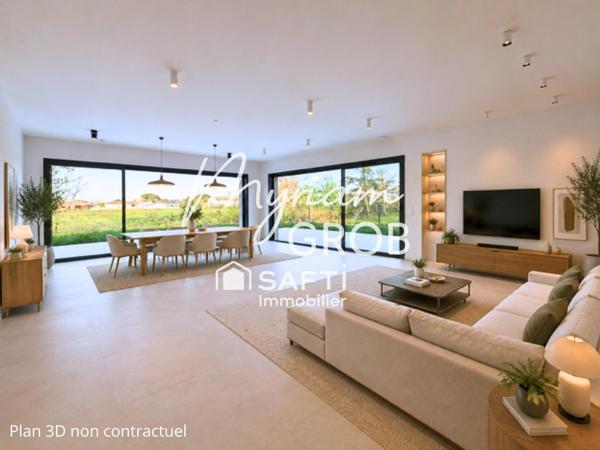 Maison contemporaine T4 neuve de 135 m² – Belles Prestations – Frais de notaire réduits –