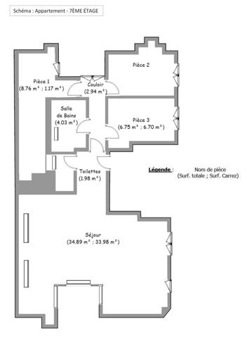 Rooftop - 3 Pièces Quartier Montorgueil - Vue et Calme
