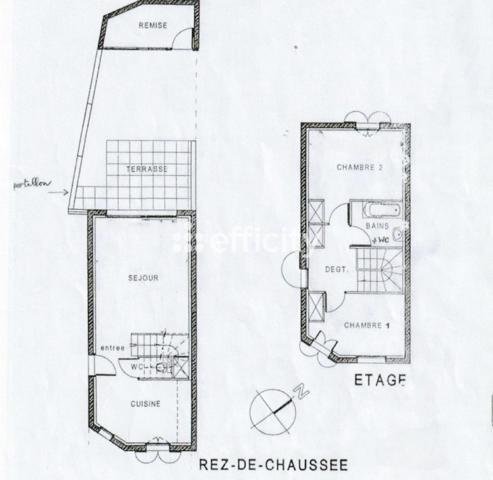 Maison 3 pièces - 72 m²