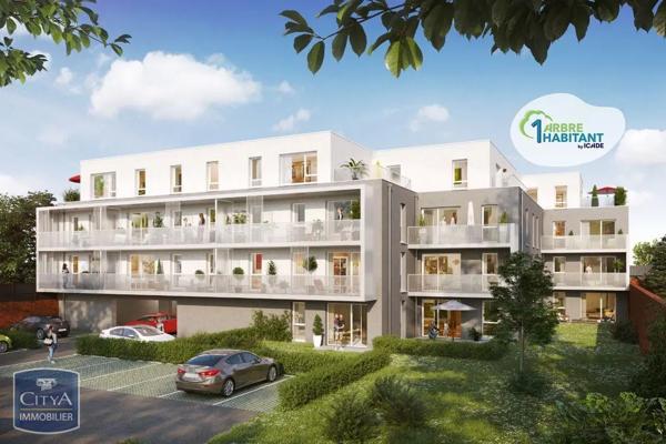 Appartement à louer 3 pièces 59.59m² Villeneuve-d'Ascq (59650)