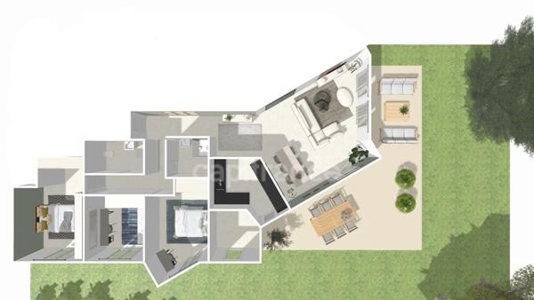 Appartement à vendre 4 pièces DIVONNE LES BAINS (01)