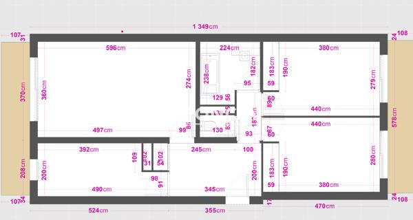 À vendre Appartement 3 pièces 69.83 m² - Le Cannet 06110