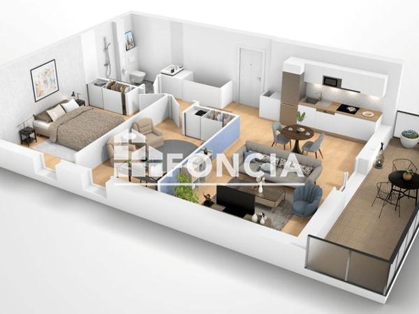 À vendre Appartement 3 pièces 62.19 m² - La Plagne Tarentaise 73210