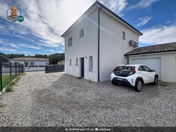 Maison de 96 m2 avec terrasse, jardin et garage à louer à Montbartier