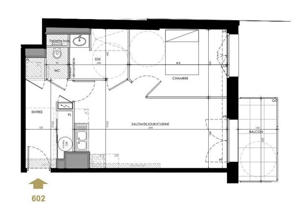 Appartement à vendre 2 pièces 46 m² Saint-Jean-de-Monts