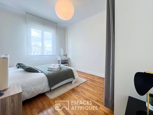 Rennes – Cœur de ville Élégant T3 meublé avec balcon et vue dégagée