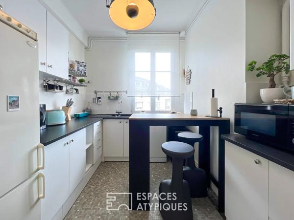 Rennes – Cœur de ville Élégant T3 meublé avec balcon et vue dégagée