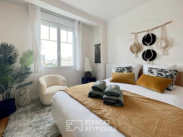 Rennes – Cœur de ville Élégant T3 meublé avec balcon et vue dégagée