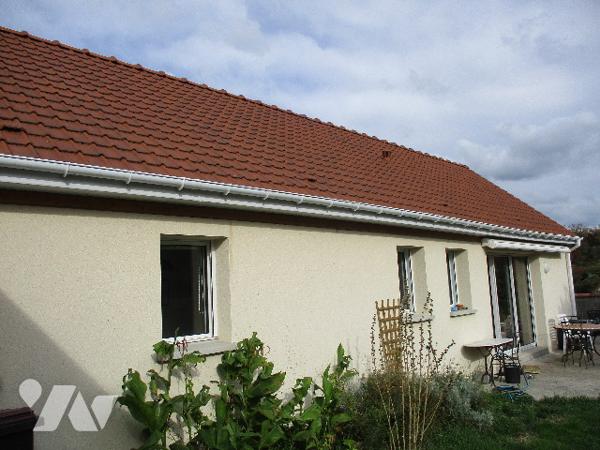 Maison individuelle de plain-pied - 3 chambres - Jardin