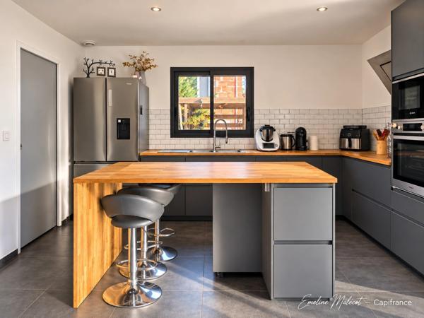 CENON – Maison 2022 DPE A/A – 127 m² – 4 chambres + bureau – Piscine – Garage