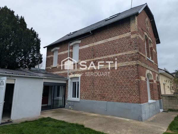 À VENDRE – Maison entièrement rénovée de 105 m² avec jardin et garage