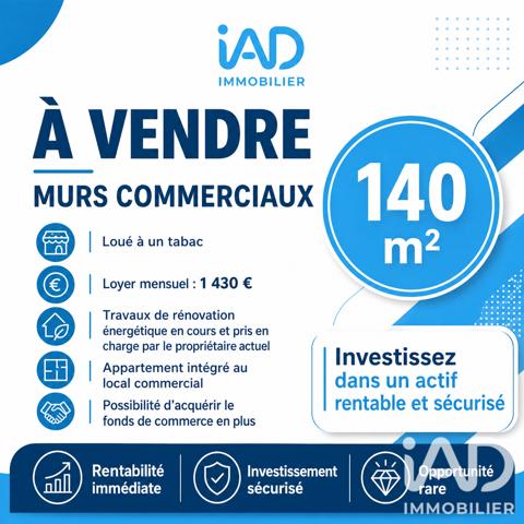 Murs commerciaux  à vendre 140,53 m² Saint-Fargeau-Ponthierry