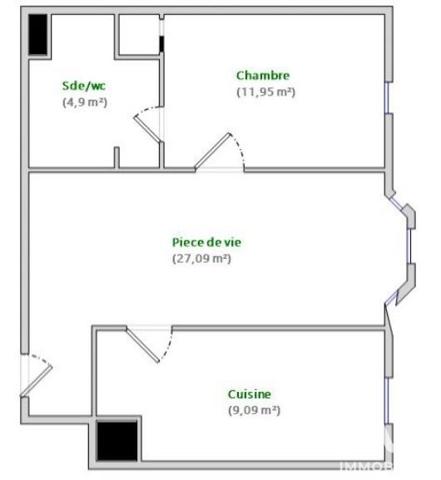 Appartement à vendre 2 pièces 53 m² Boulogne-Billancourt