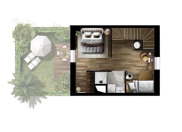 Appartement 4 pièces de 47 m² à LACANAU OCEAN (33680)