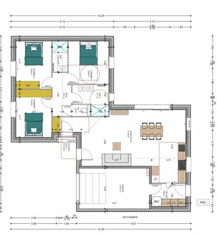 Maison 3 chambres SALLERTAINE (85)