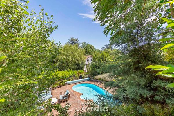 Maison 1930 avec jardin et piscine