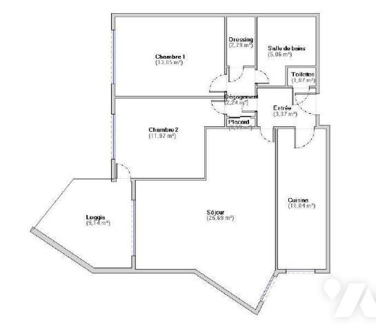 La SAS R&R Notaires vous propose en exclusivité un appartement de 4 pièces situé au Chesnay-Roc...