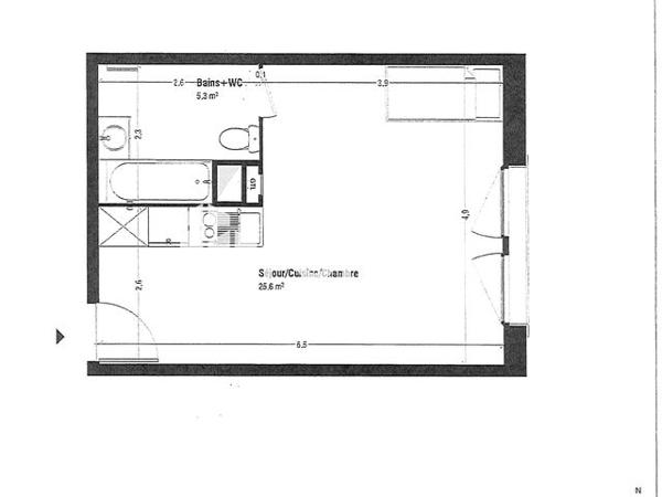 Location Studio 30.9 m² - 1 RUE ANGELA DAVIS Lens 62300