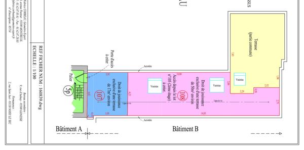 Montreuil (93100) Montreuil centre – Dernier étage au calme avec potentiel terrasse 50 m² validé
