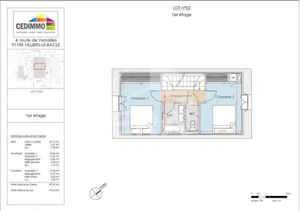 Vente / Maison contemporaine 4 Pièces / Villiers Le Bâcle / 91190