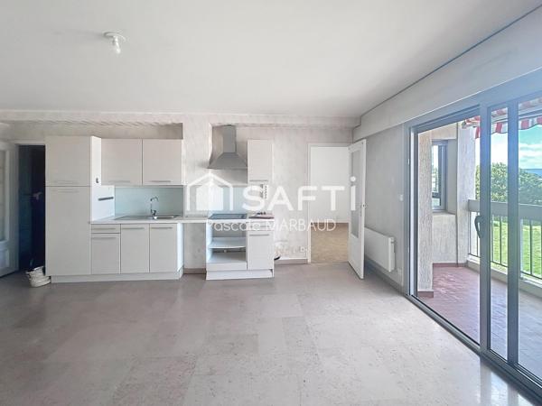 Appart T2 de 53 m² , avec balcon, place de parking