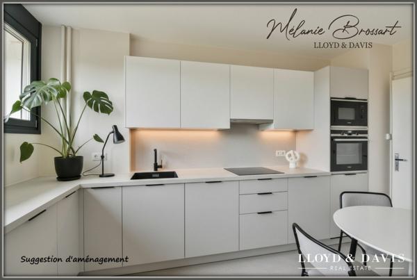 Appartement T3 au cœur des parcs, résidence sécurisée