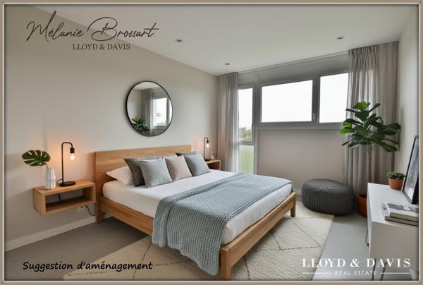 Appartement T3 au cœur des parcs, résidence sécurisée