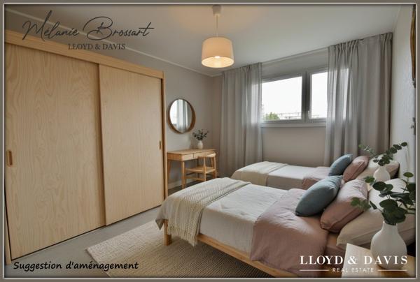 Appartement T3 au cœur des parcs, résidence sécurisée
