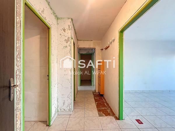 Appartement lumineux à rénover, fort potentiel