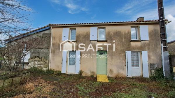 Maison 3 chambres 1 bureau et hangar