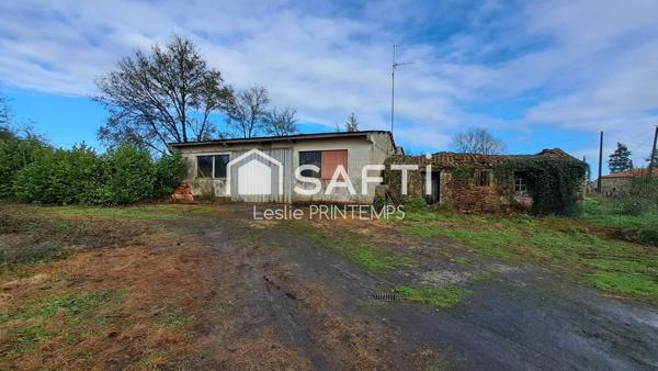 Maison 3 chambres 1 bureau et hangar