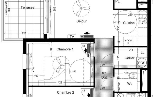 Appartement à vendre    3 pièces • 64,20 m2 Le Grau-du-Roi