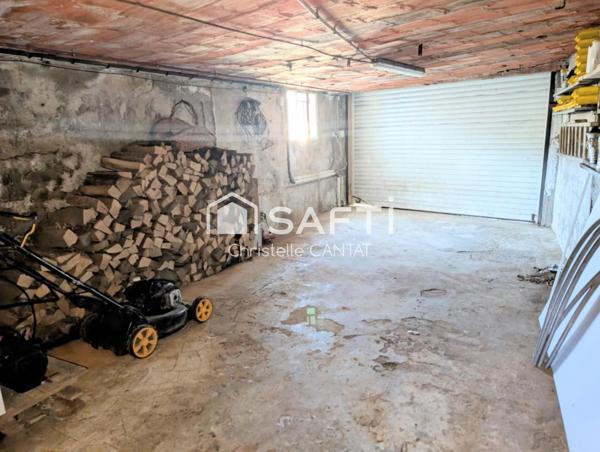 Maison 87m², 3 chambres, garage, terrain.