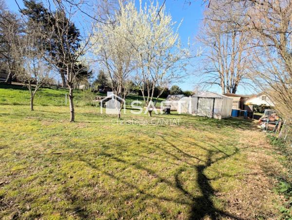 Maison 87m², 3 chambres, garage, terrain.