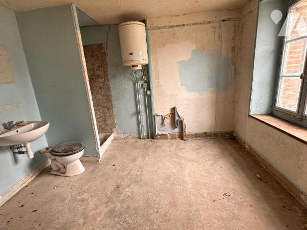 À Saint-Julien-du-Sault, cette maison à rénover entièrement  propose une surface habitable de 1...