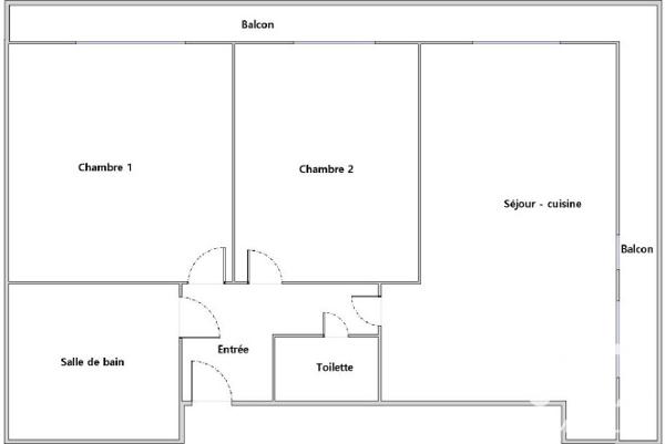Appartement à vendre 3 pièces 62,67 m² Villiers-le-Bel