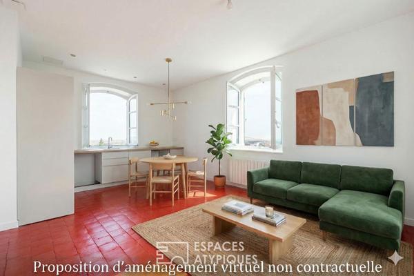 Appartement de caractère au coeur d’un château à Belleville-en-Beaujolais