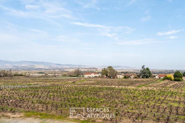 Appartement de caractère au coeur d’un château à Belleville-en-Beaujolais