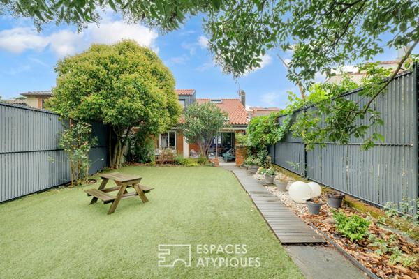 Au coeur de Fonsorbes, maison rénovée avec jardin intimiste