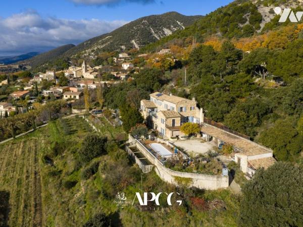 MAS EN PIERRES AVEC DEPENDANCES PISCINE TERRES AGRICOLES VENTEROL