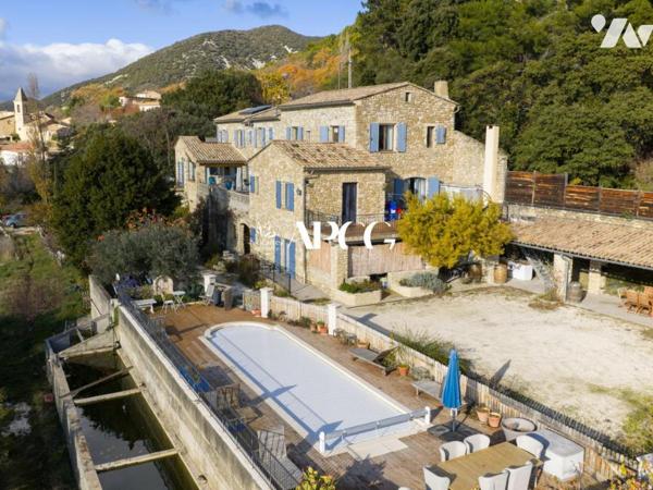 MAS EN PIERRES AVEC DEPENDANCES PISCINE TERRES AGRICOLES VENTEROL