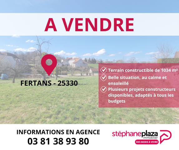 Terrain 1034 m2