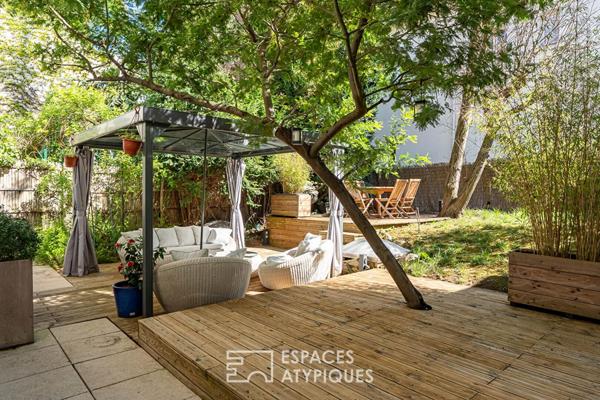 Appartement avec Terrasse et Jardin à Bécon Village