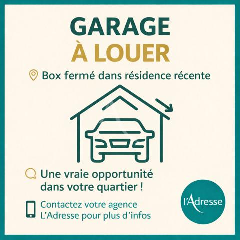 Garage dans résidence Neuve à louer secteur les Camoins 13011 Marseille