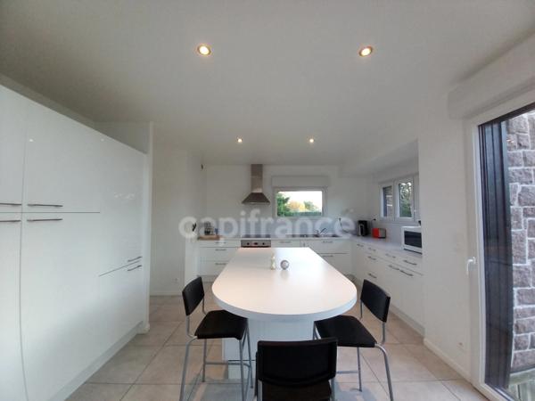 Maison contemporaine à Ossature bois TREGASTEL (22)