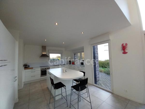 Maison contemporaine à Ossature bois TREGASTEL (22)